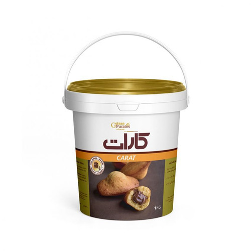 مغزی شکلاتی کارات سوپرکرم فندقی- بسته بندی 1 کیلوگرمی