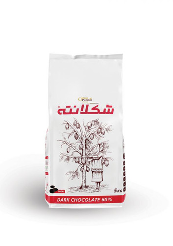 شکلانته - شکلات سکه ای تلخ60% - بسته بندی 5 کیلوگرمی