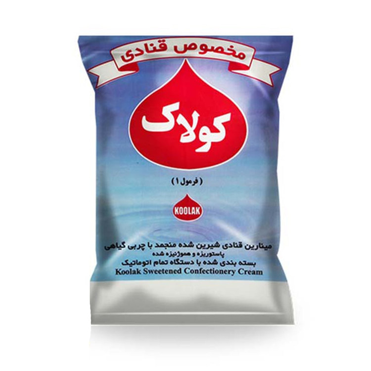 بسته ۵ کیلویی خامه کولاک تازه و فرمپذیر، مناسب قنادی، کیکسازی و دسرهای حرفهای، با بافت نرم و یکنواخت