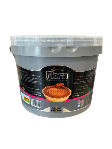 سطل دلی کارامل ۶.۵ کیلویی روزبه شکلات – کارامل غلیظ و کشدار مناسب قنادی و کافیشاپ