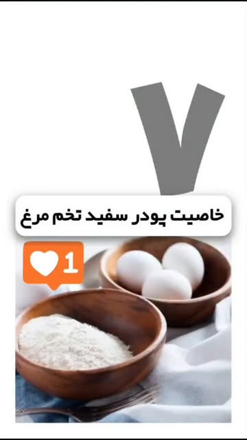 پودر سفیده تخم مرغ