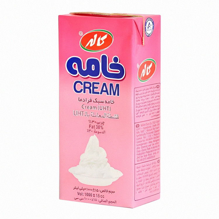 خامه صورتی یک کیلویی کاله – مناسب برای قنادی، کیک و دسر