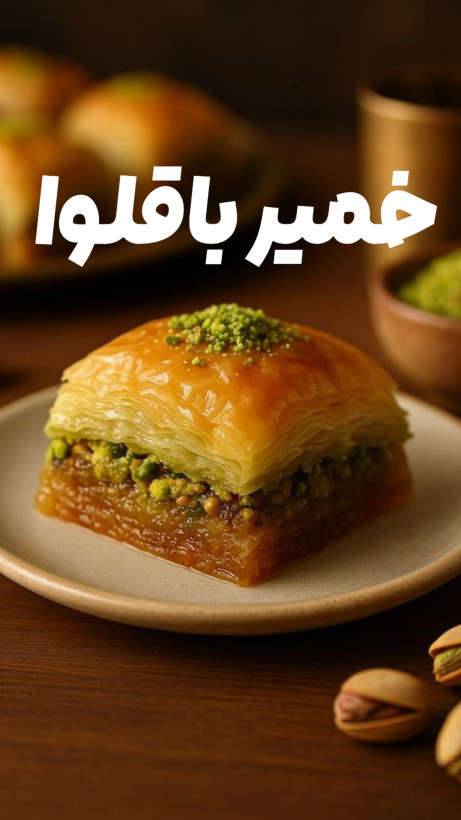 خمیر باقلوا باکیفیت ۵۰۰ گرمی برای شیرینیهای لذیذ