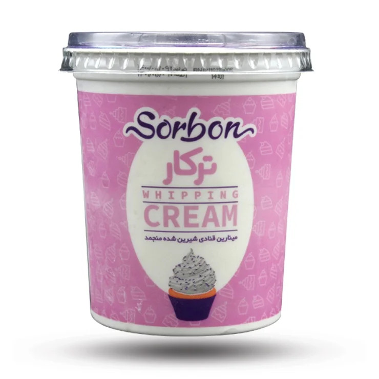 خامه قنادی ۹۰۰ گرمی کاله – Kalleh Whipping Cream 900g – خامه فرم گرفته مخصوص کیک و شیرینی